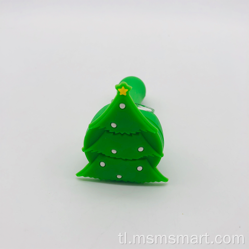 christmas tree silicone water pipe paninigarilyo